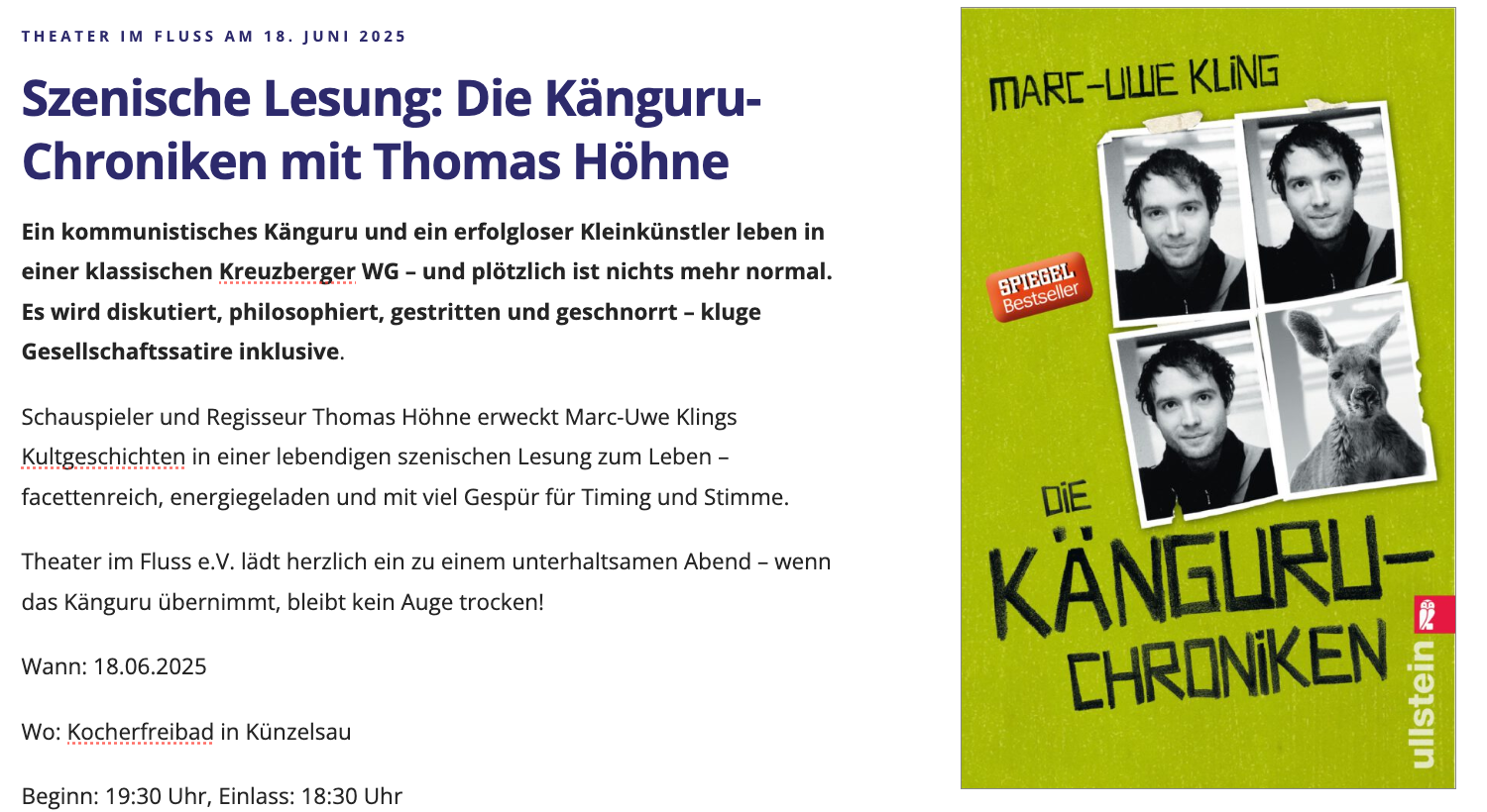 Känguru Chroniken Titel